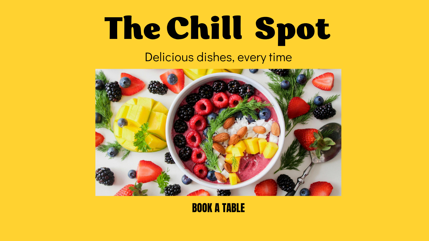 A restaurant website